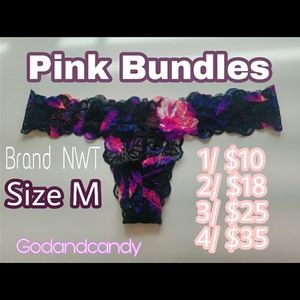 Victoria's Secret PINK Wide Lace Thong